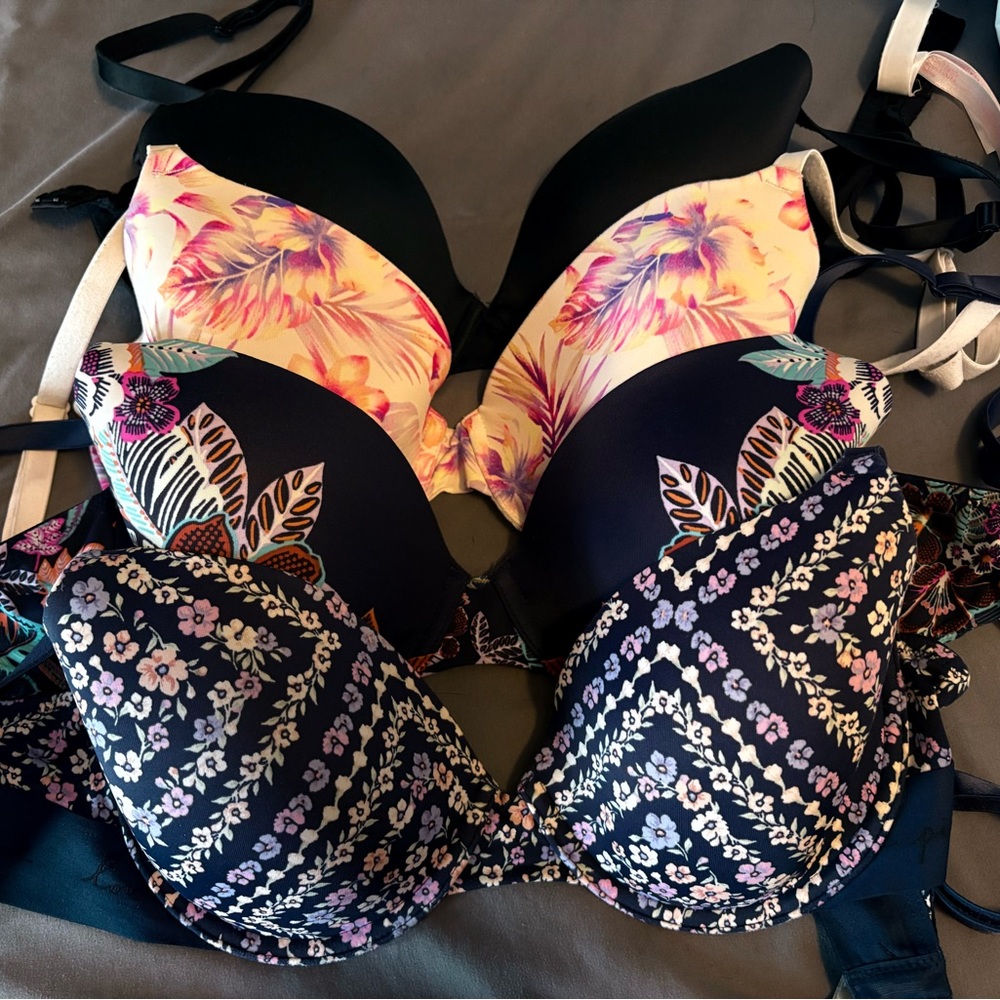Pink Wear Everywhere T Shirt Bras x4 32DD